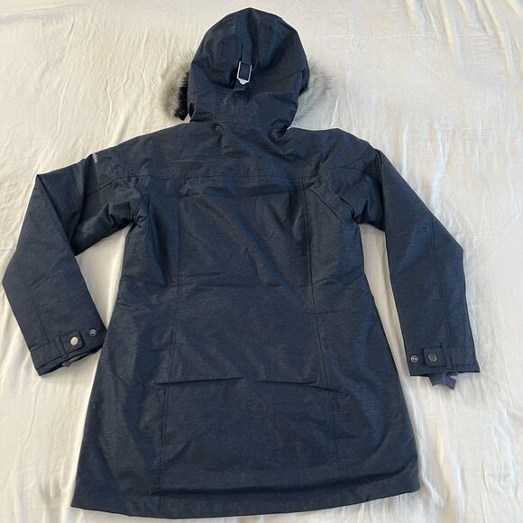 COLUMBIA Carson Pass InterChange Jacket DarkNocturnal Waterproof Women Sz M NWT - Picture 16 of 16